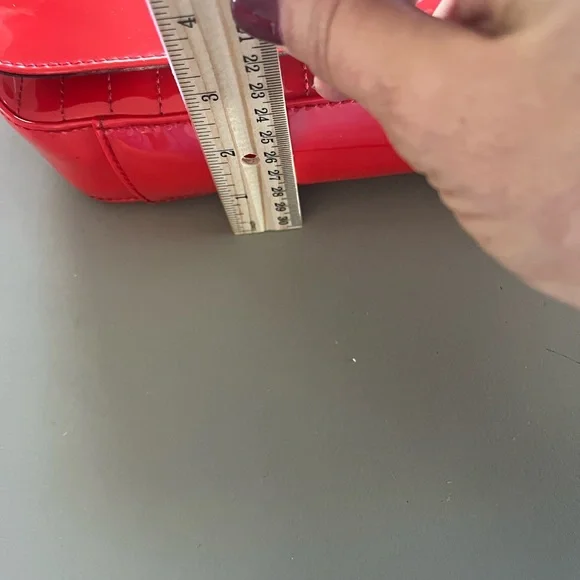 Ted Baker Red Patent Bag - Picture 14 of 14